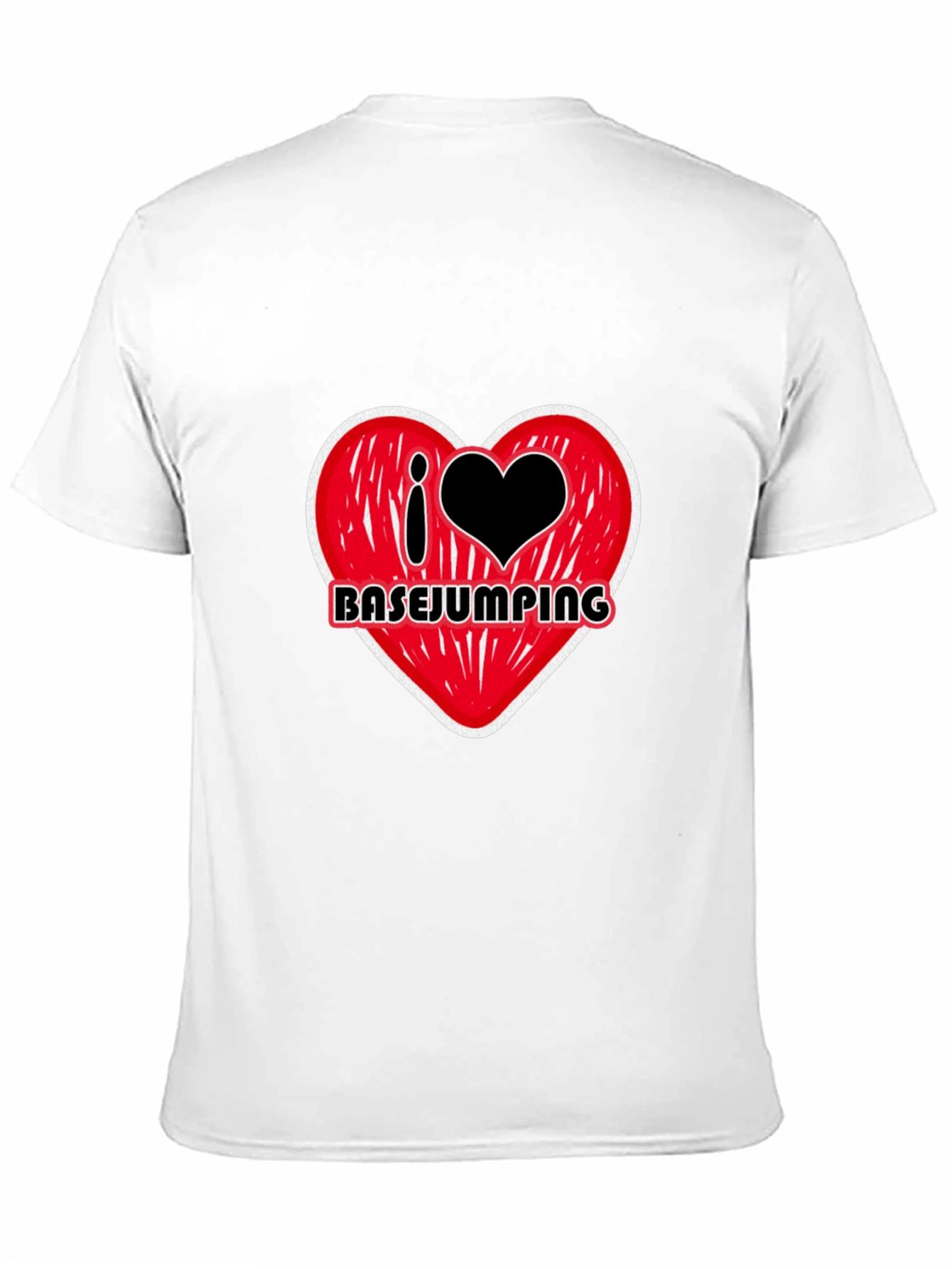 I Heart Basejumping Black T-Shirt
