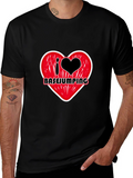 I Heart Basejumping Black T-Shirt