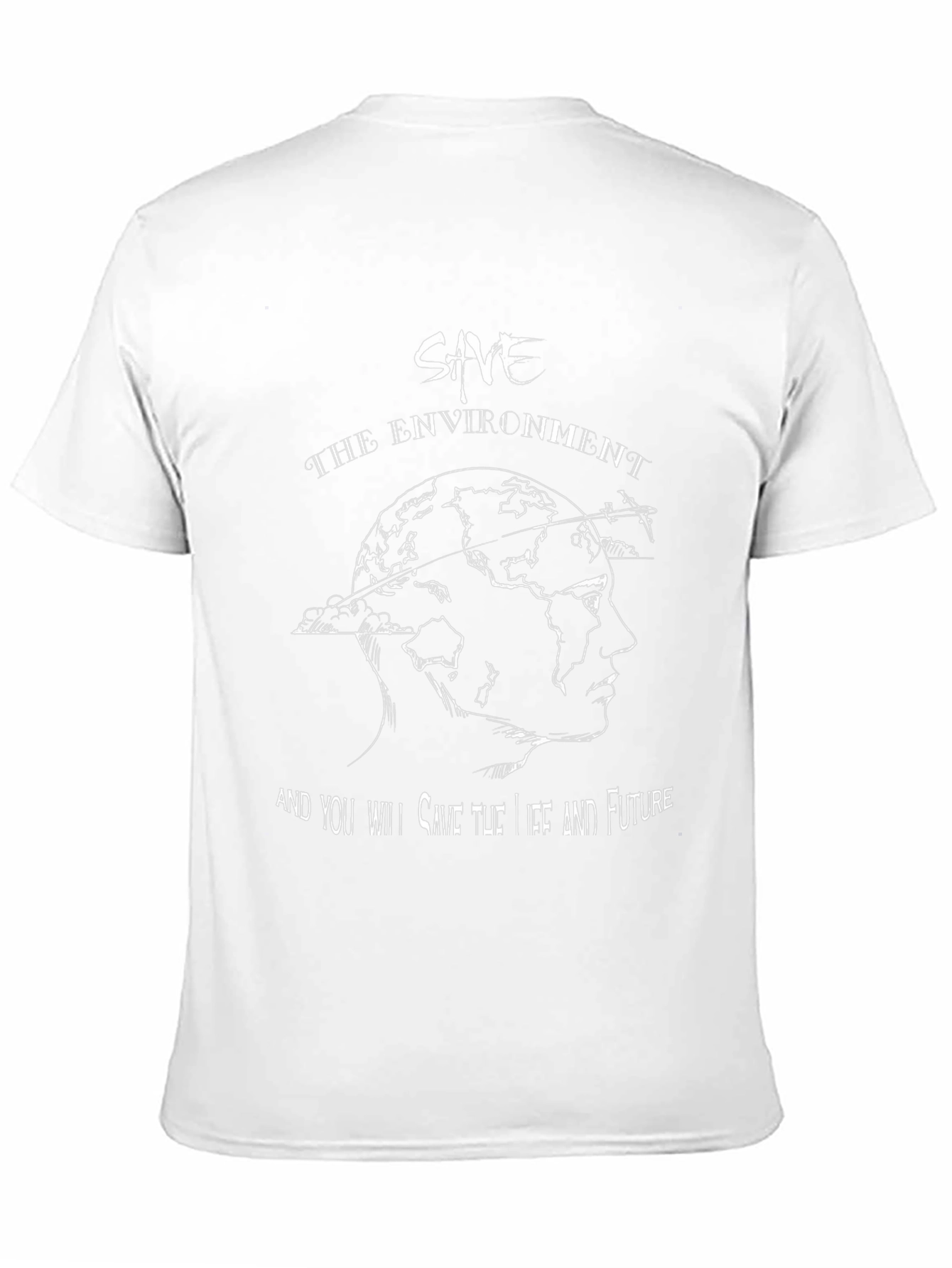 Save the Environment Graphic T-Shirt - Eco Friendly