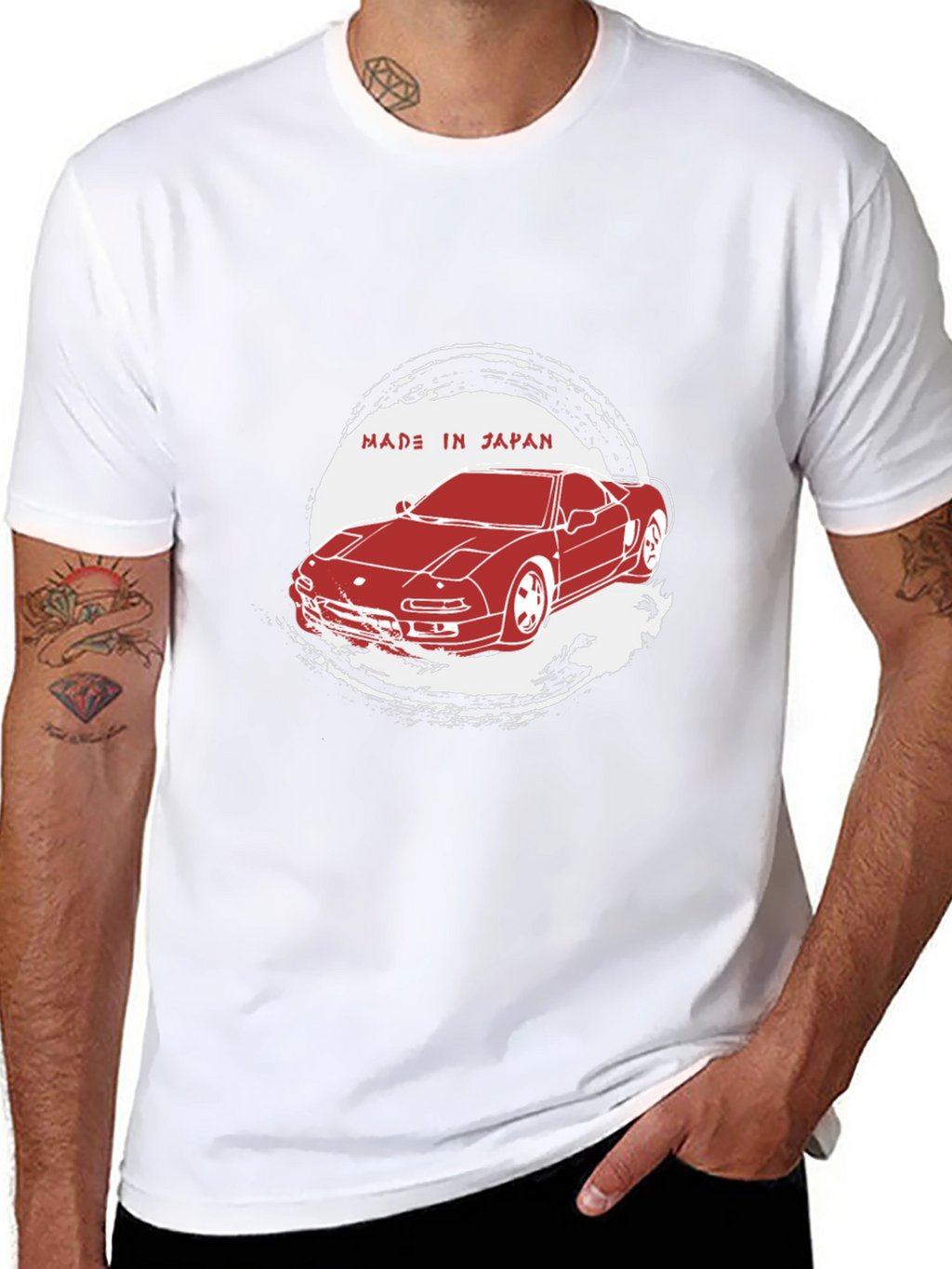 Made in Japan Car Graphic Tee - Black