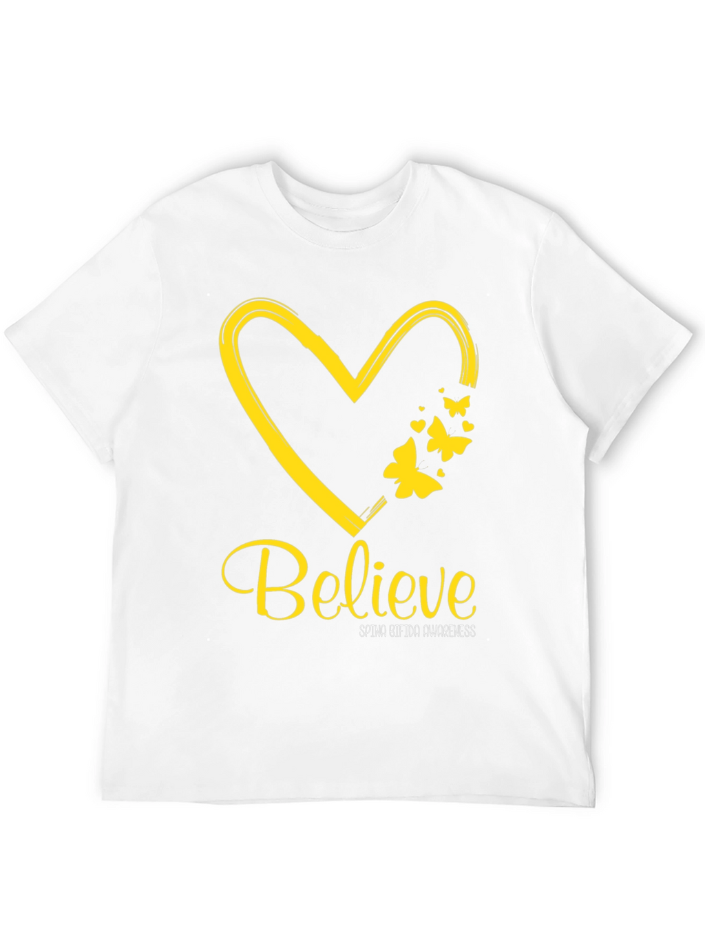 Believe Spina Bifida Awareness T-Shirt