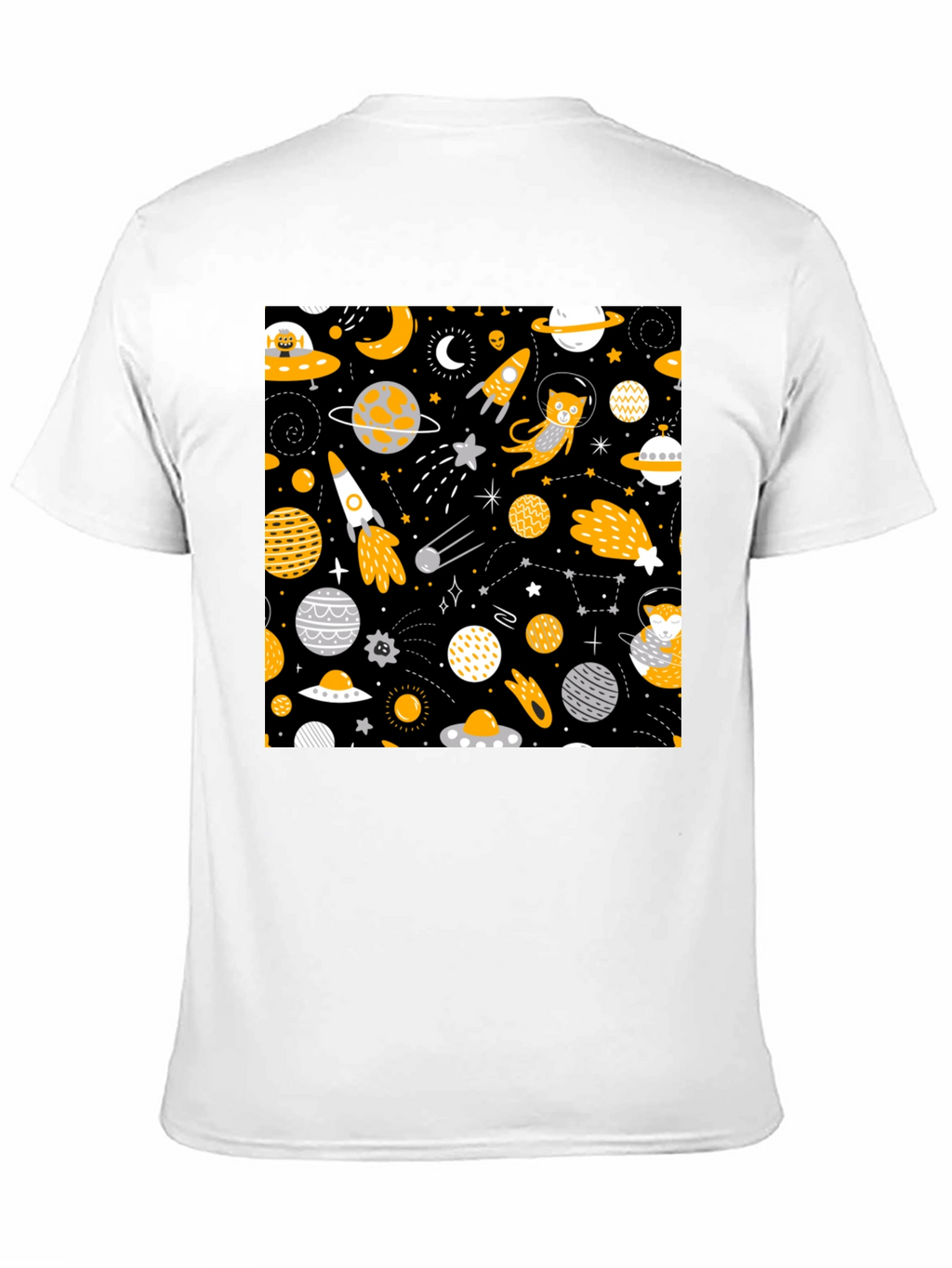 Space Cat Graphic T-Shirt