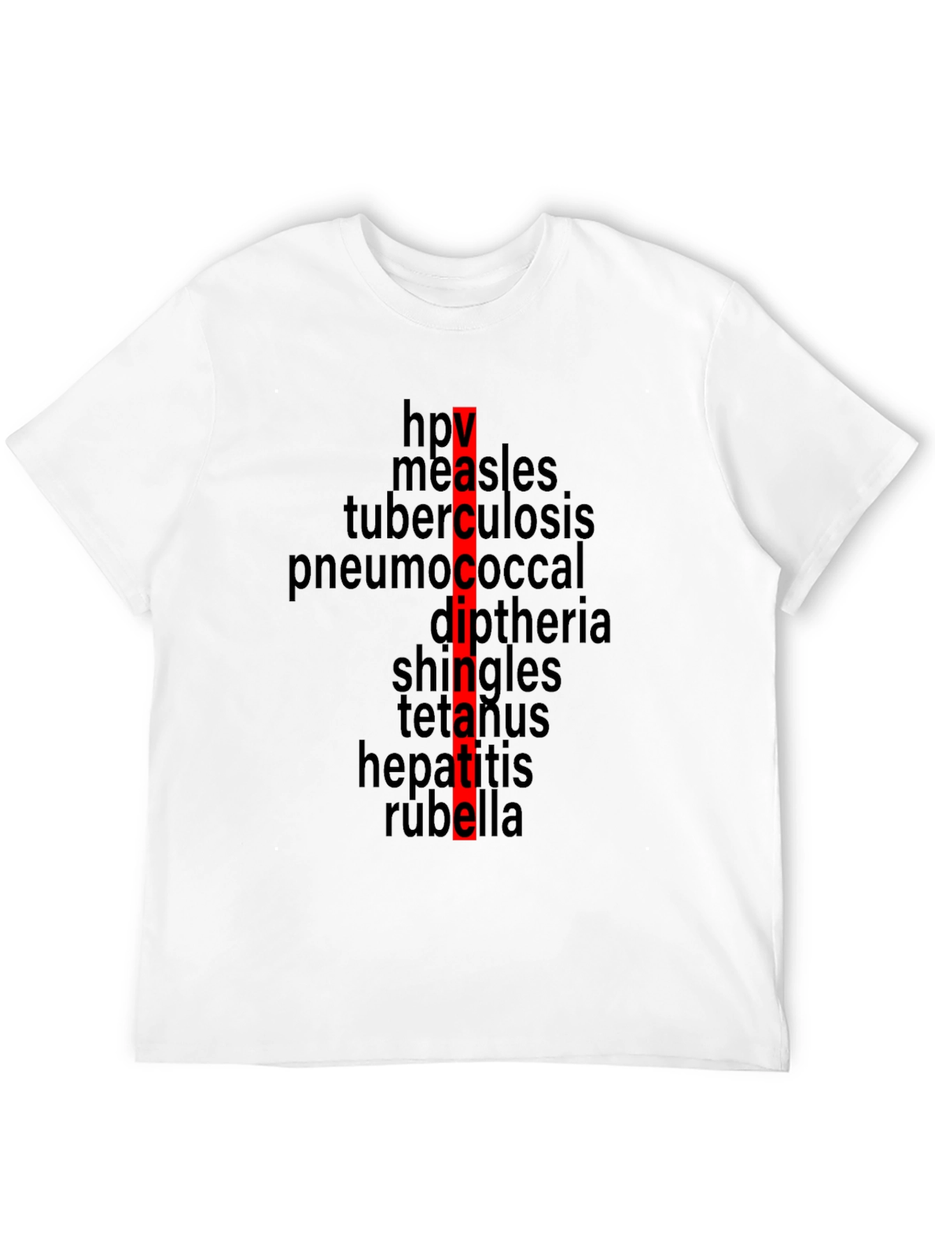 Vaccinate! Black T-Shirt - Prevent Disease