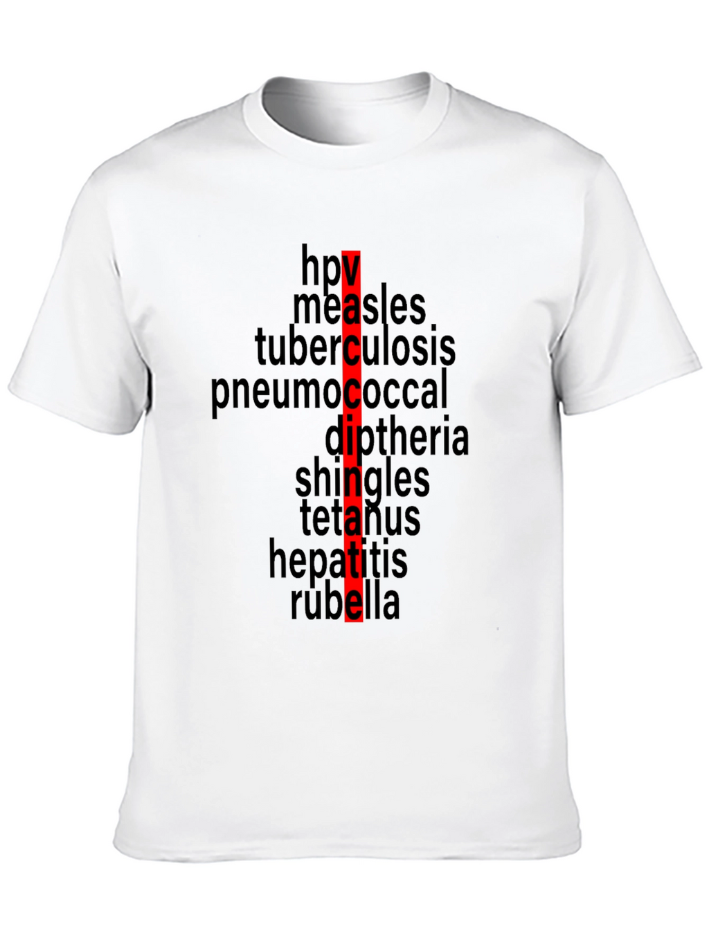 Vaccinate! Black T-Shirt - Prevent Disease
