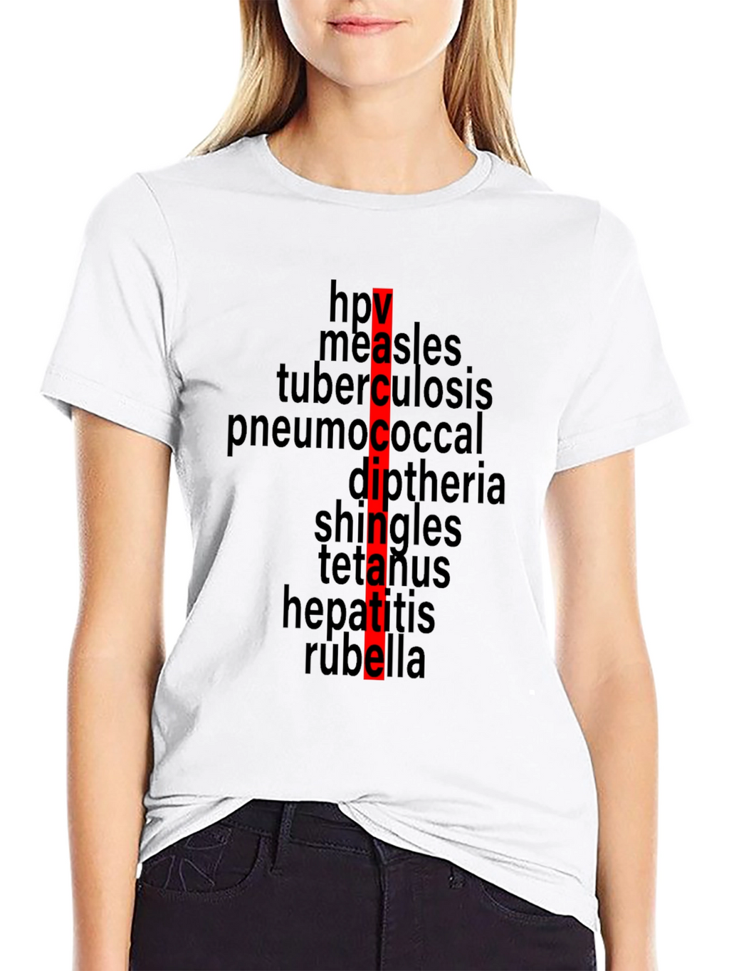 Vaccinate! Black T-Shirt - Prevent Disease