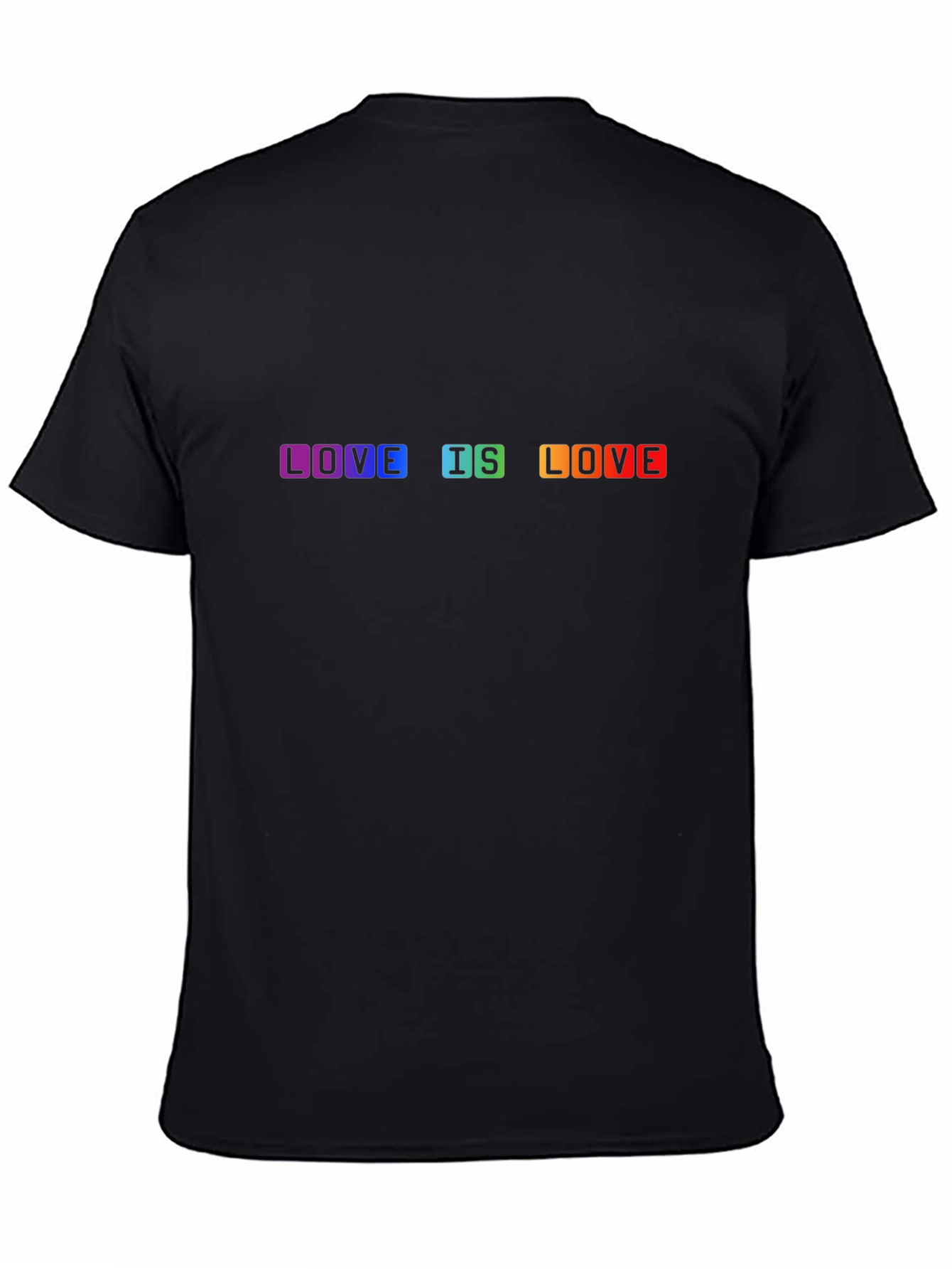 Love is Love LGBTQ+ Pride T-Shirt - Black