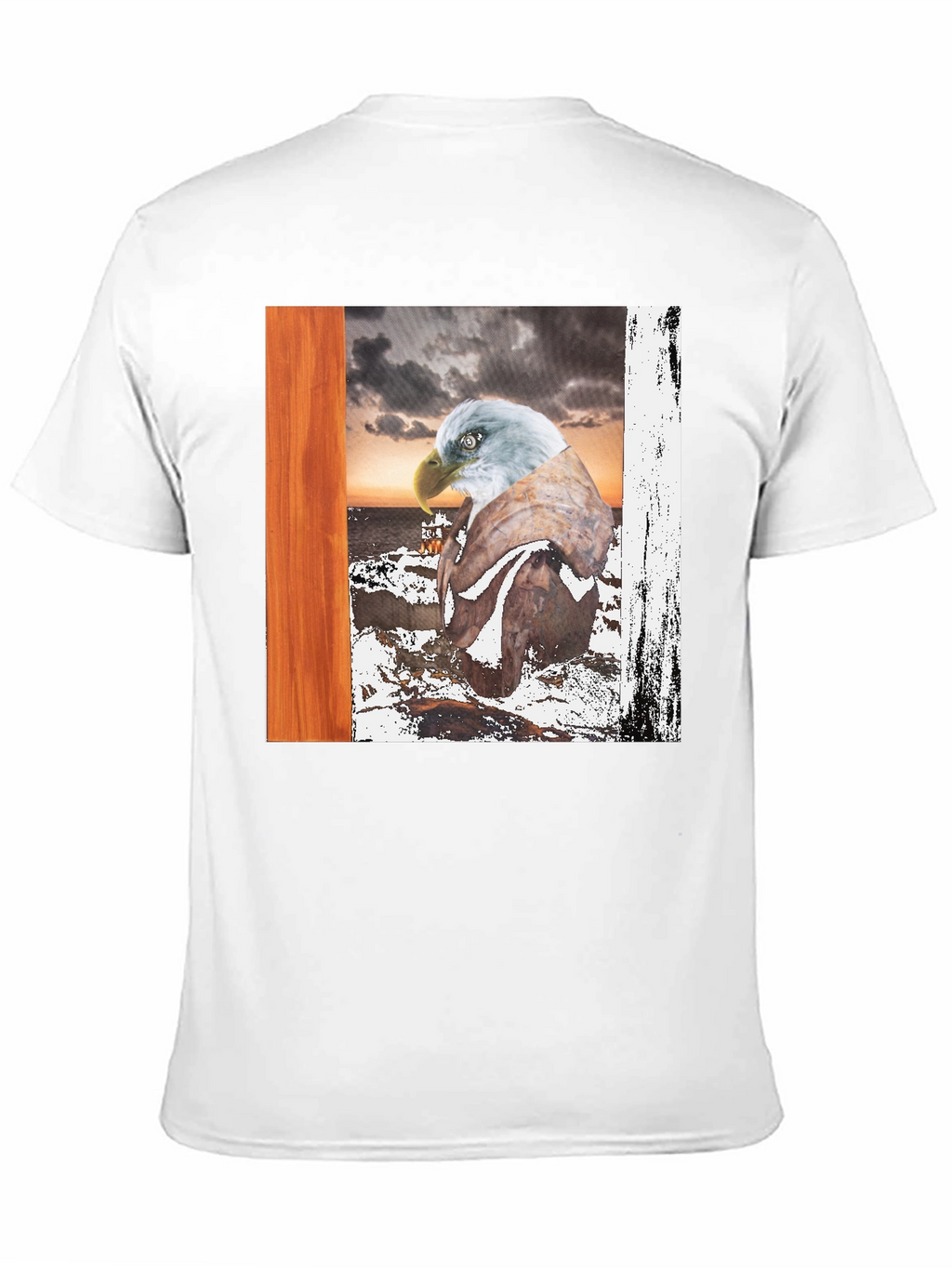 Eagle Graphic T-Shirt - Coastal Scene Tee