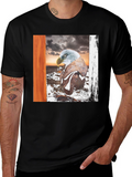 Eagle Graphic T-Shirt - Coastal Scene Tee