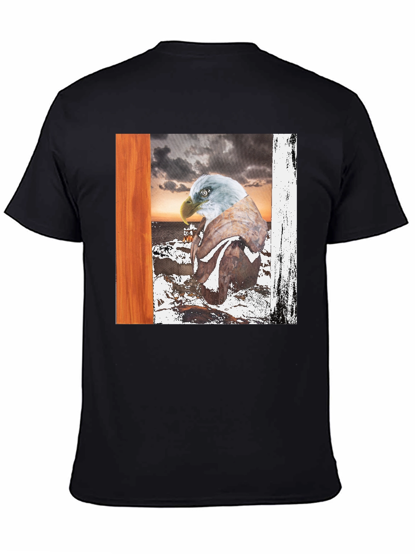 Eagle Graphic T-Shirt - Coastal Scene Tee