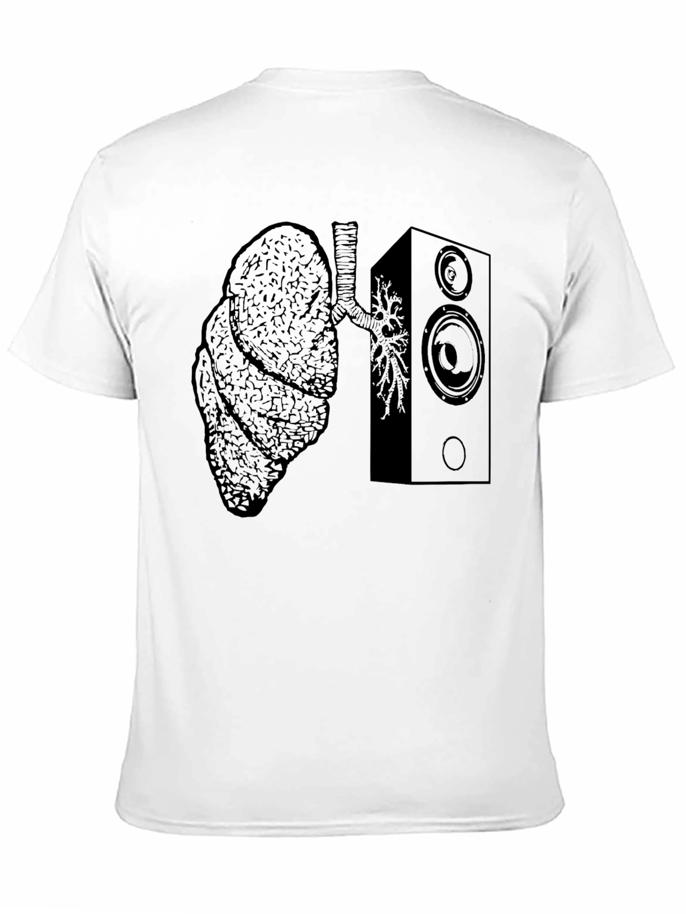 Lungs and Loudspeaker Graphic Tee - Unisex