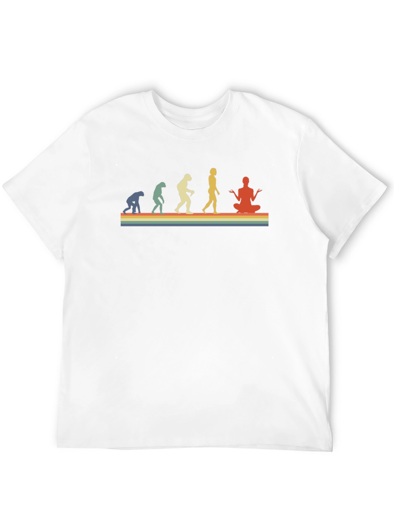 Evolution of Yoga Black T-Shirt