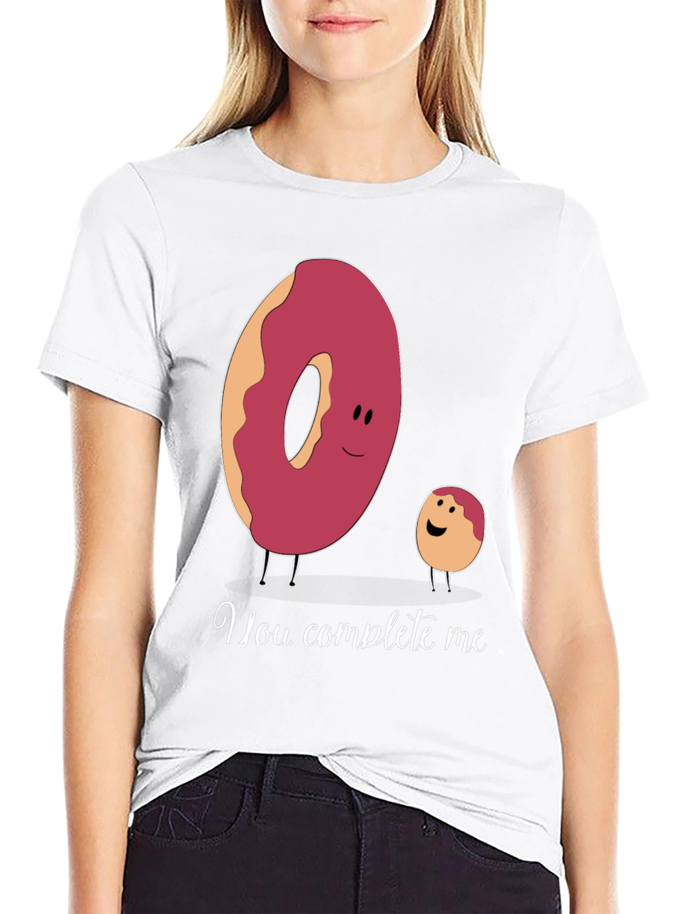 Cute Doughnut Pair T-Shirt