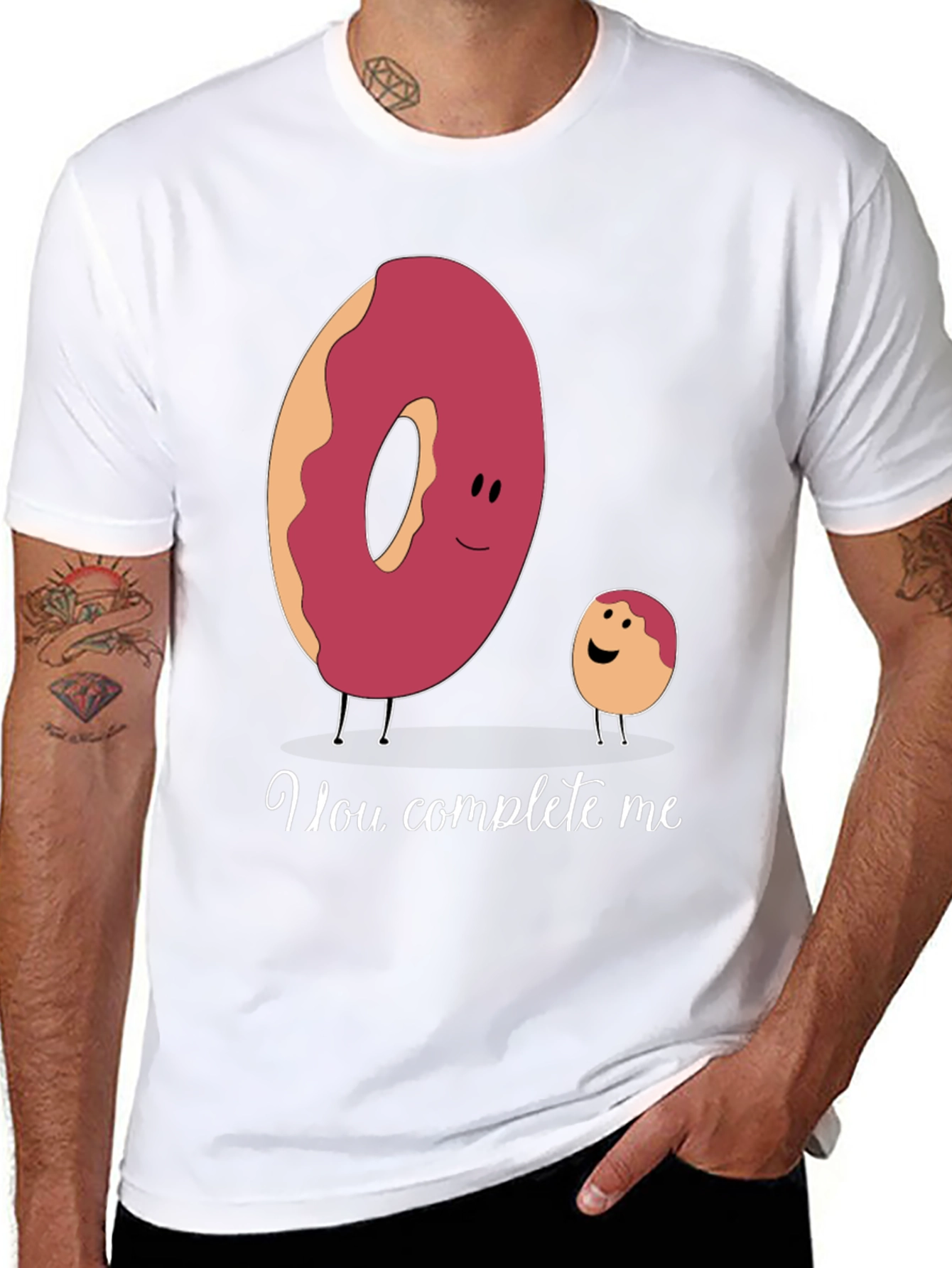 Cute Doughnut Pair T-Shirt