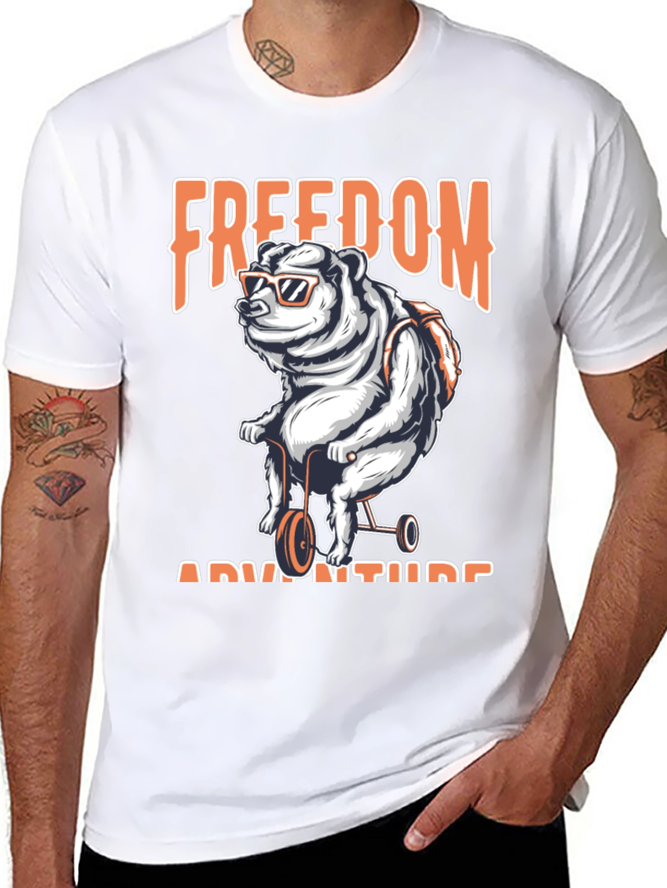 Freedom Adventure Bear T-Shirt