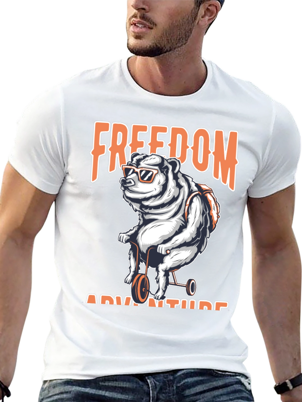 Freedom Adventure Bear T-Shirt