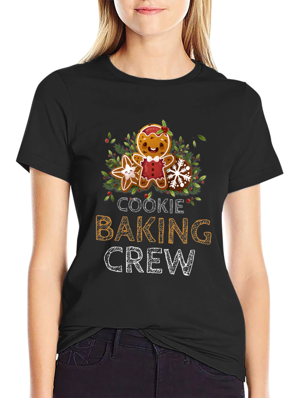 Cookie Baking Crew T-Shirt Festive Holiday Tee