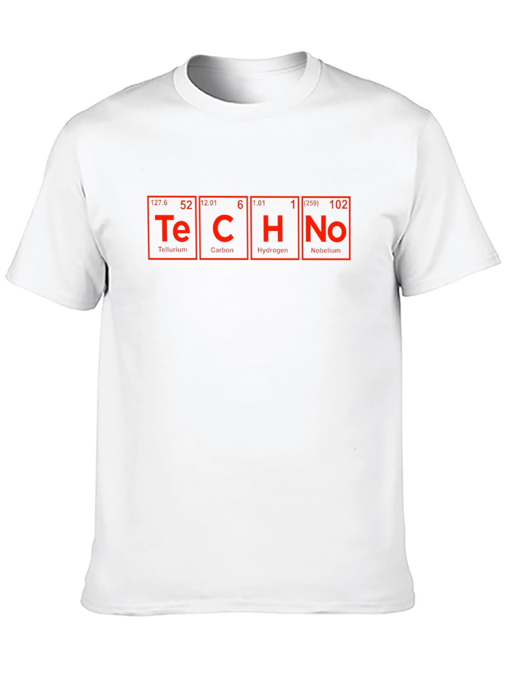 Techno Elements T-Shirt - Periodic Table Style