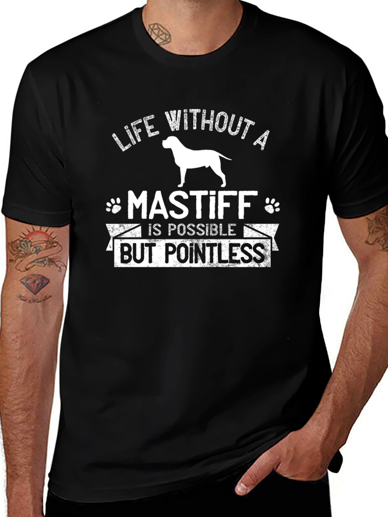 Life Without a Mastiff T-Shirt