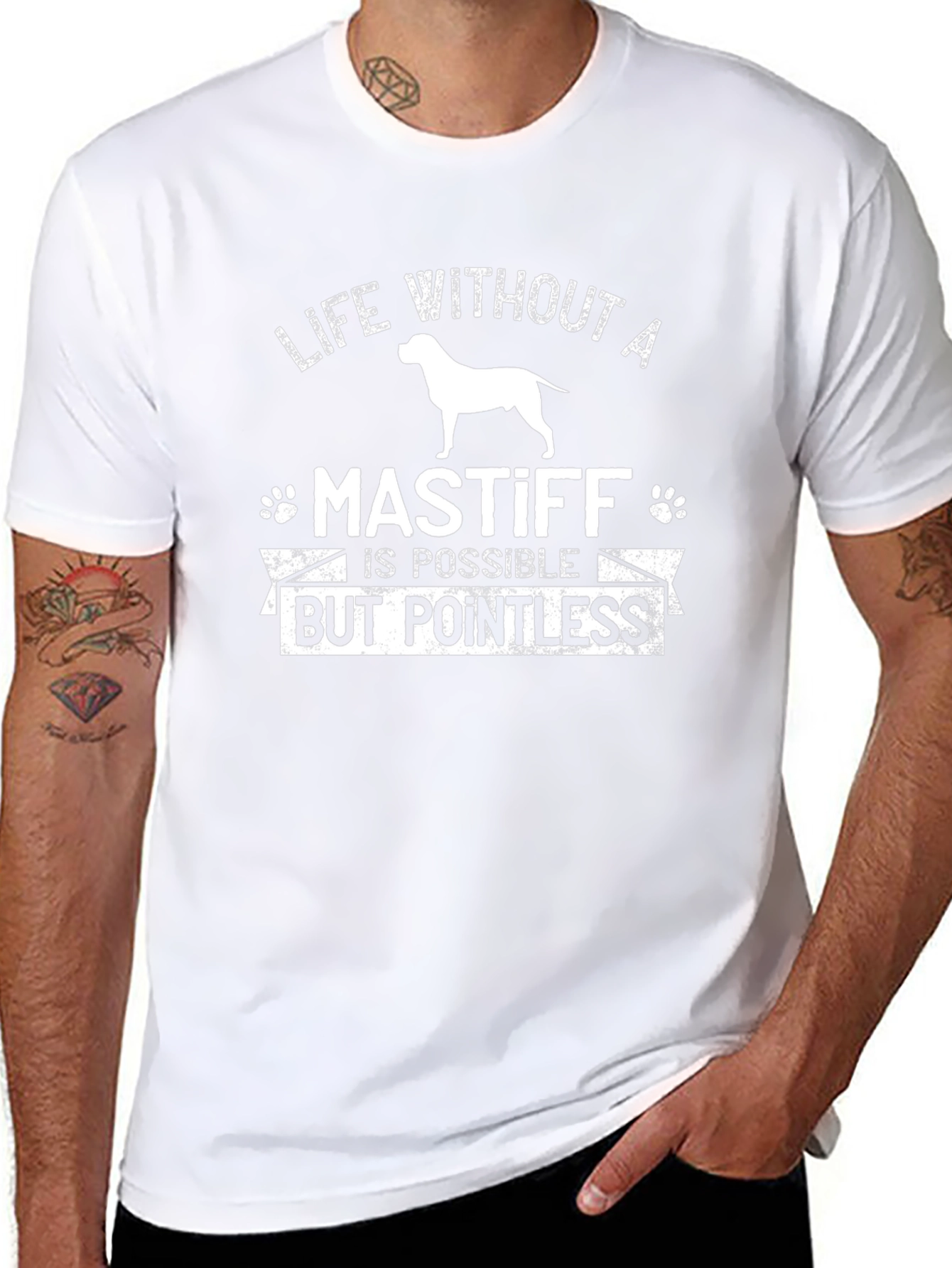 Life Without a Mastiff T-Shirt