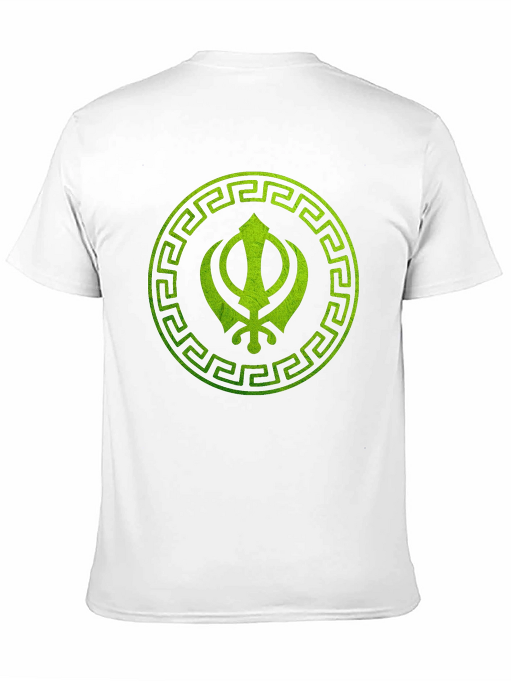 Sikh Symbol Printed Black T-Shirt