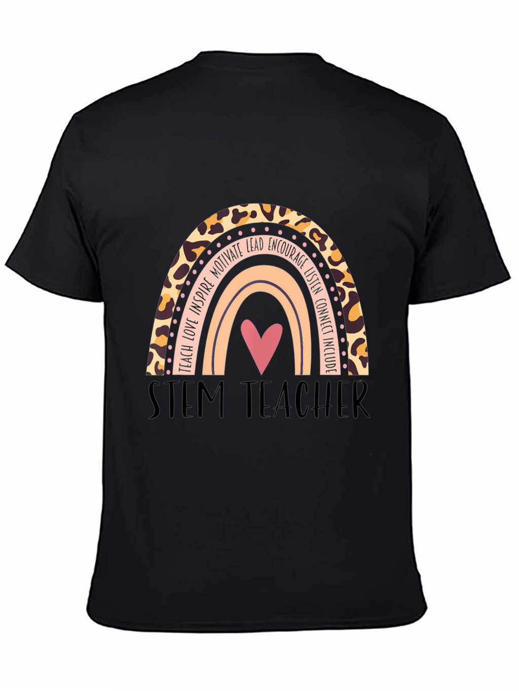 STEM Teacher Rainbow Graphic T-Shirt