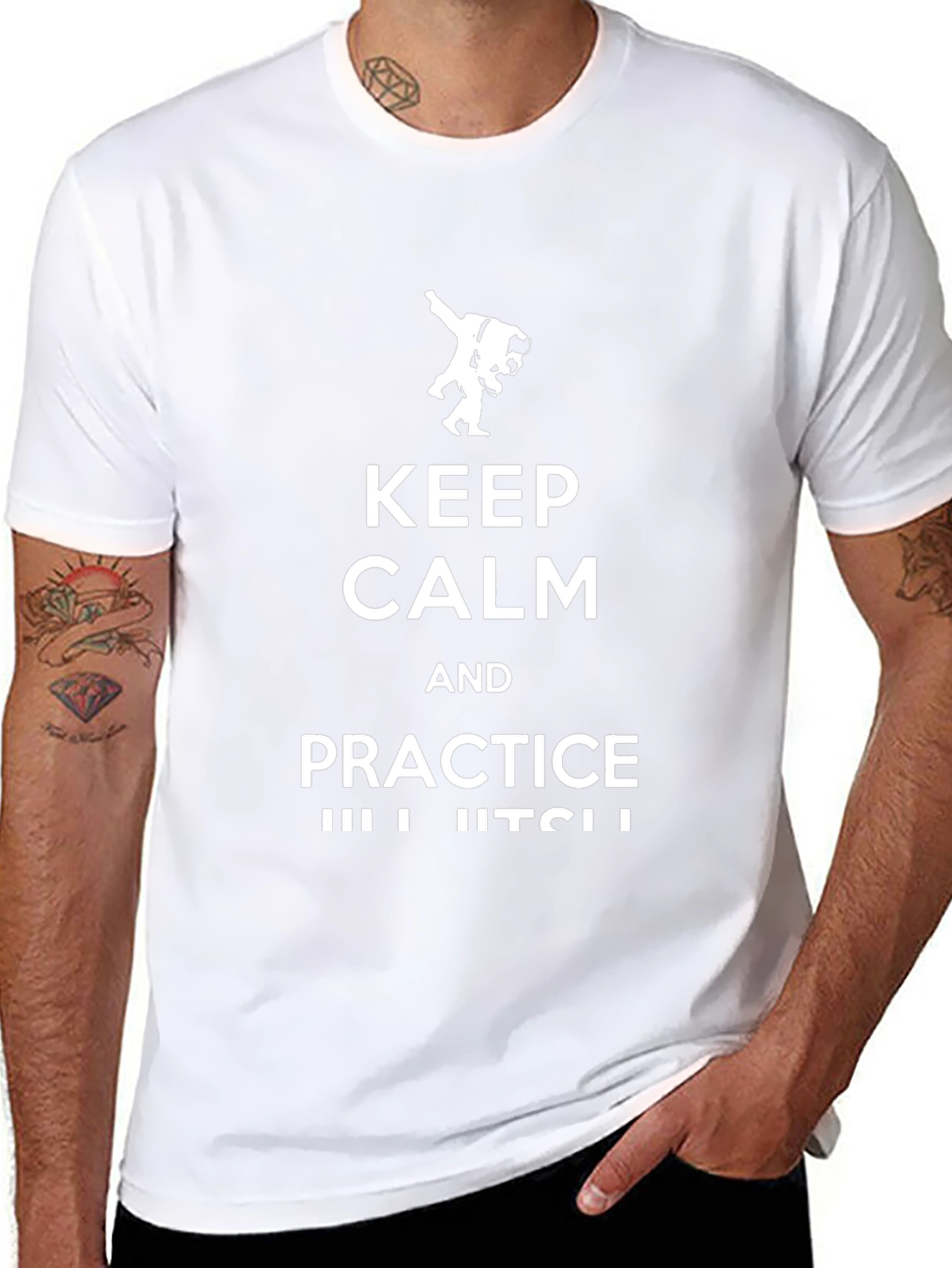 Keep Calm Jiu Jitsu Black T-Shirt