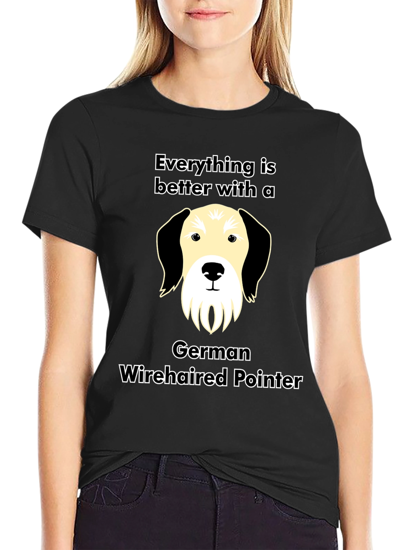 German Wirehaired Pointer Dog T-Shirt