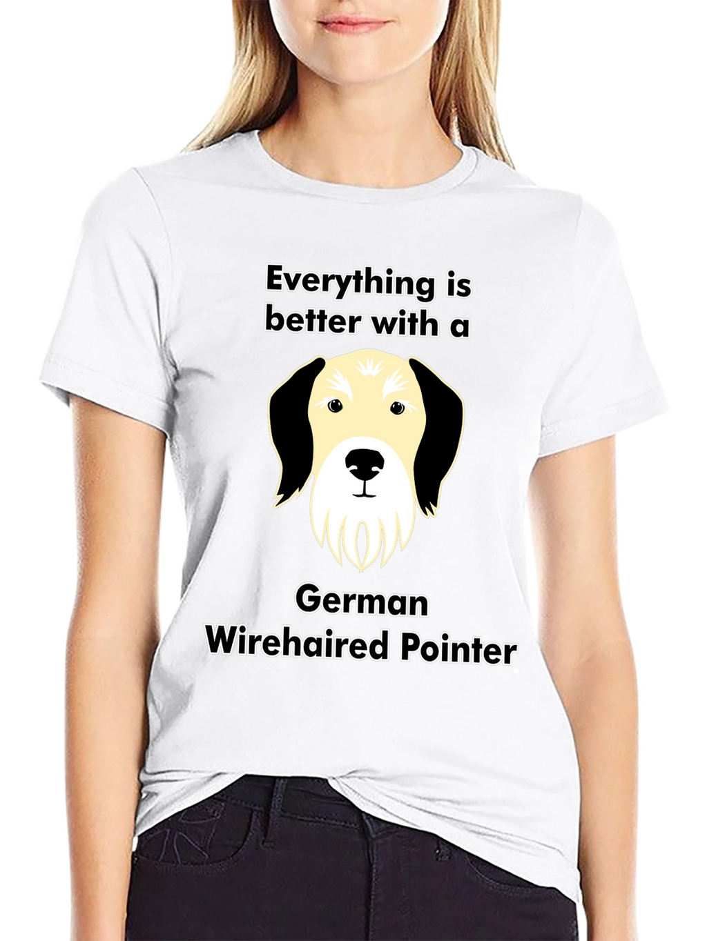 German Wirehaired Pointer Dog T-Shirt