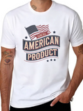 American Made Black Graphic Tee