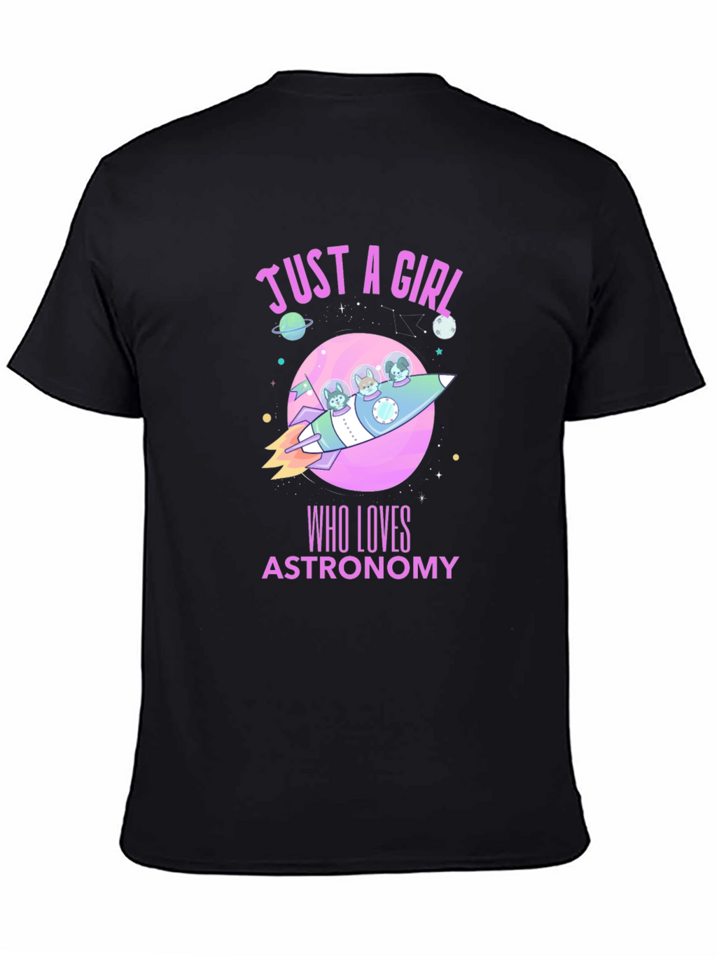 Astronomy Lover T-Shirt - Just a Girl