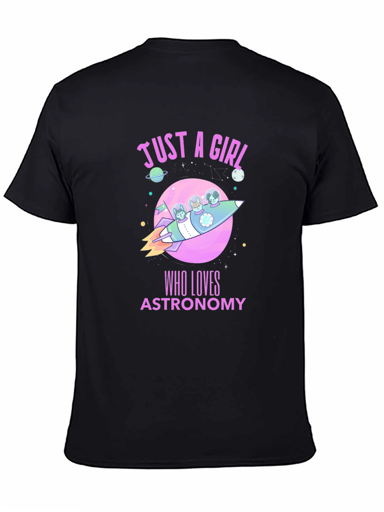 Astronomy Lover T-Shirt - Just a Girl