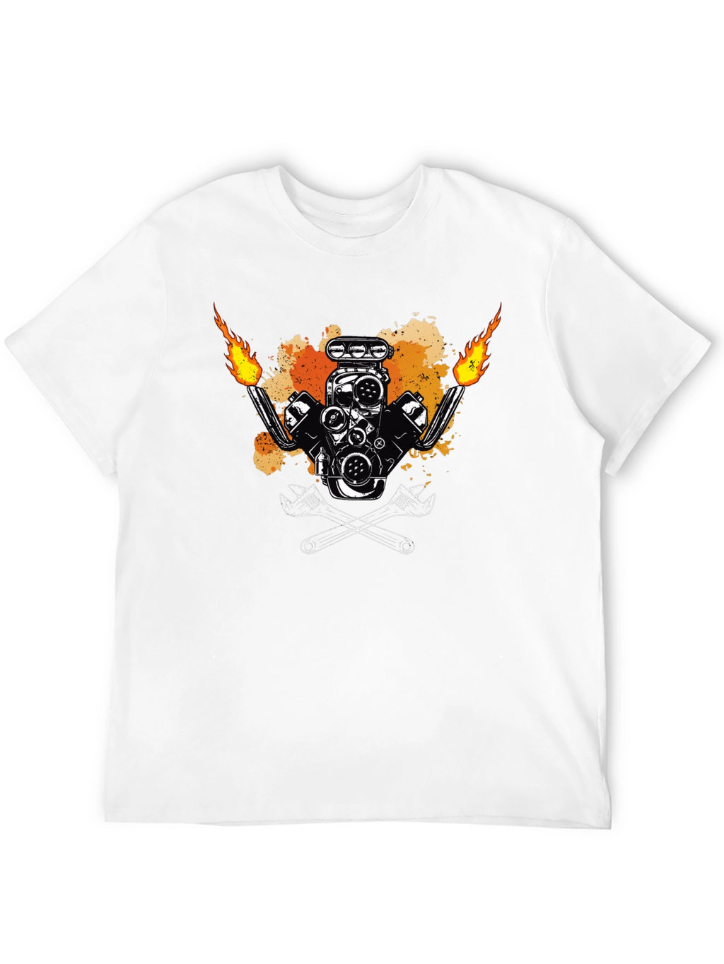 Flame Engine Tee