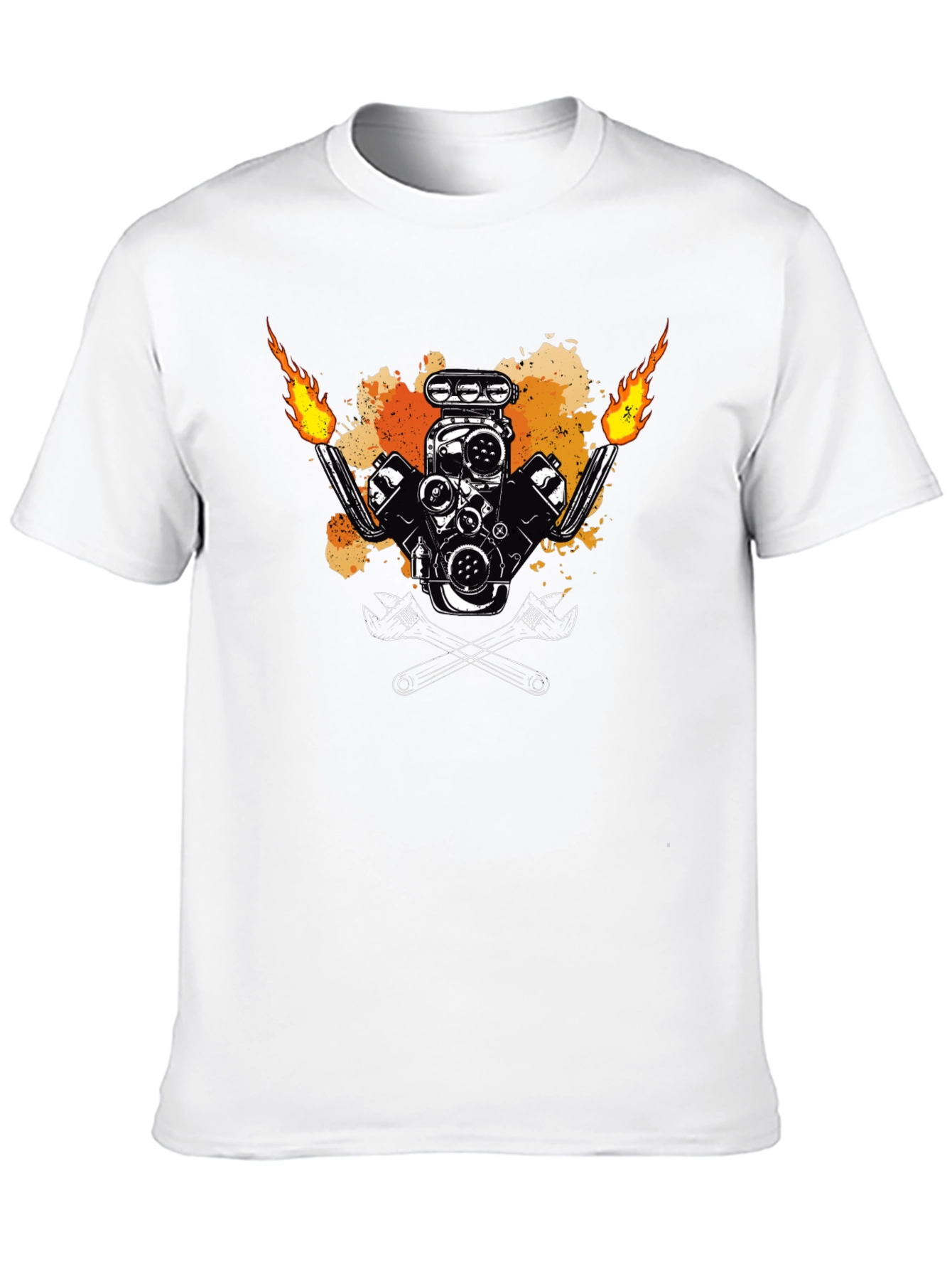 Flame Engine Tee
