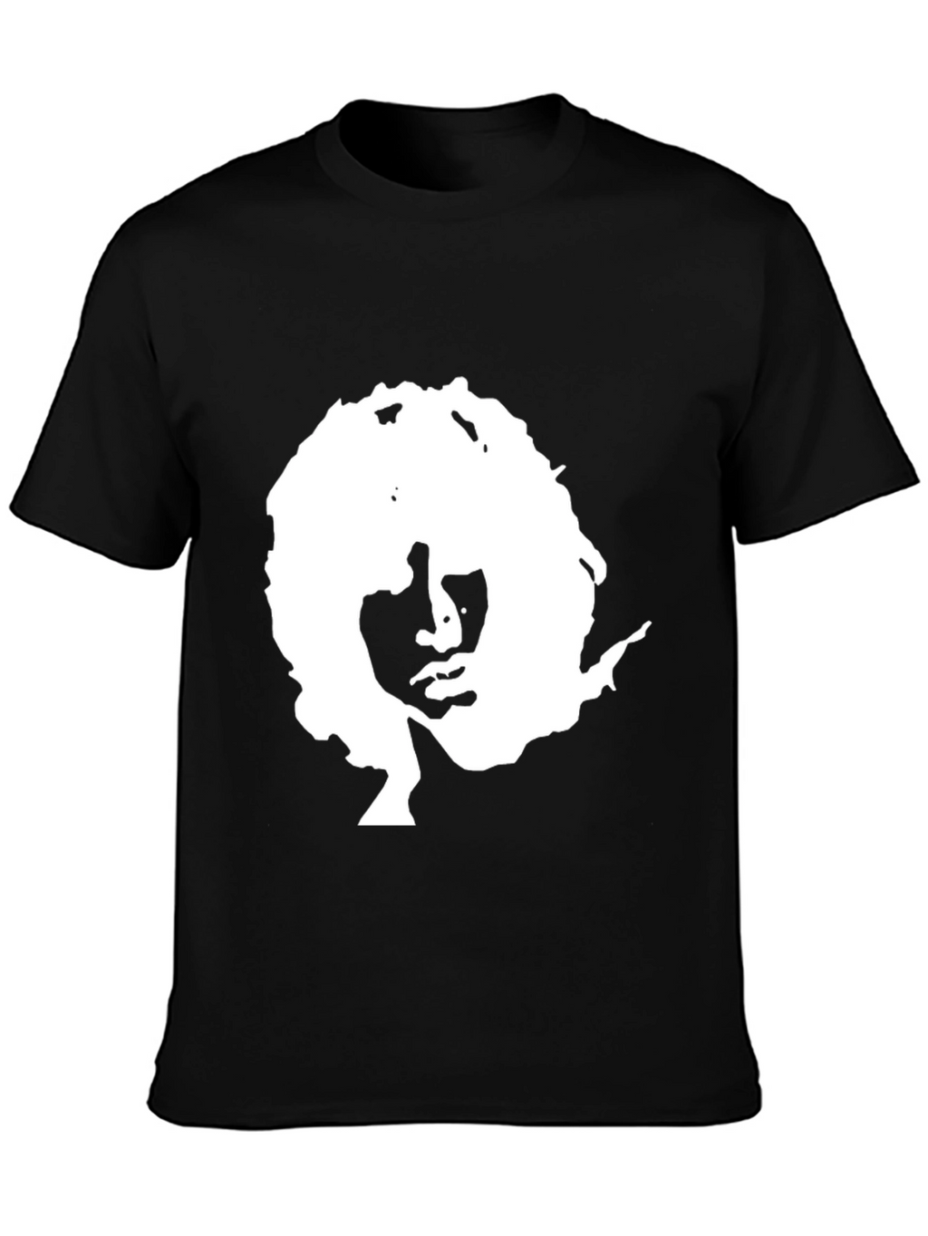 Retro Silhouette Graphic Black T-Shirt