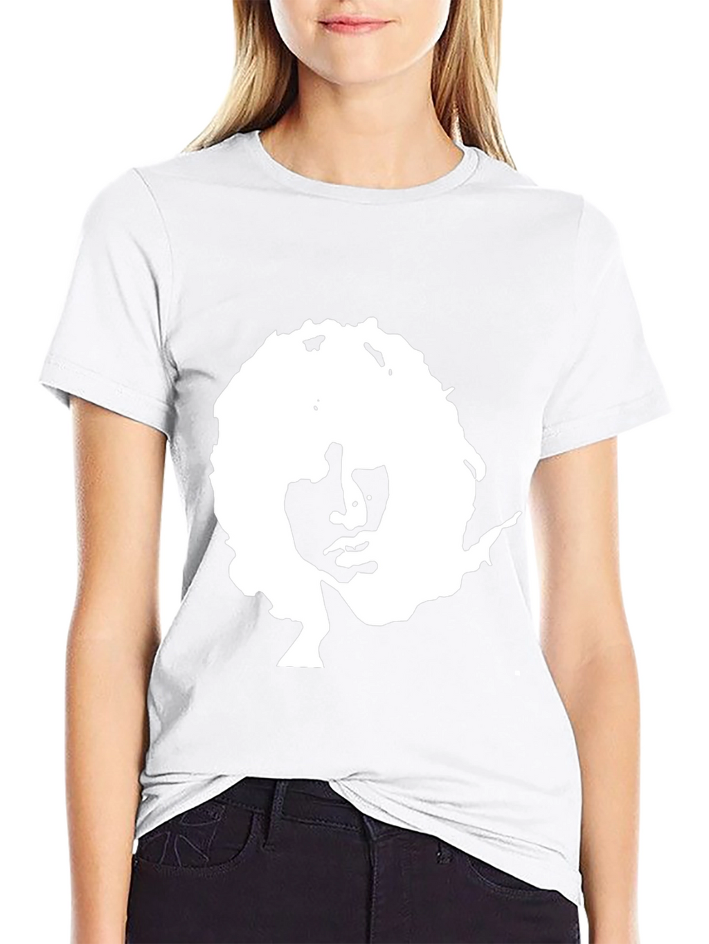 Retro Silhouette Graphic Black T-Shirt