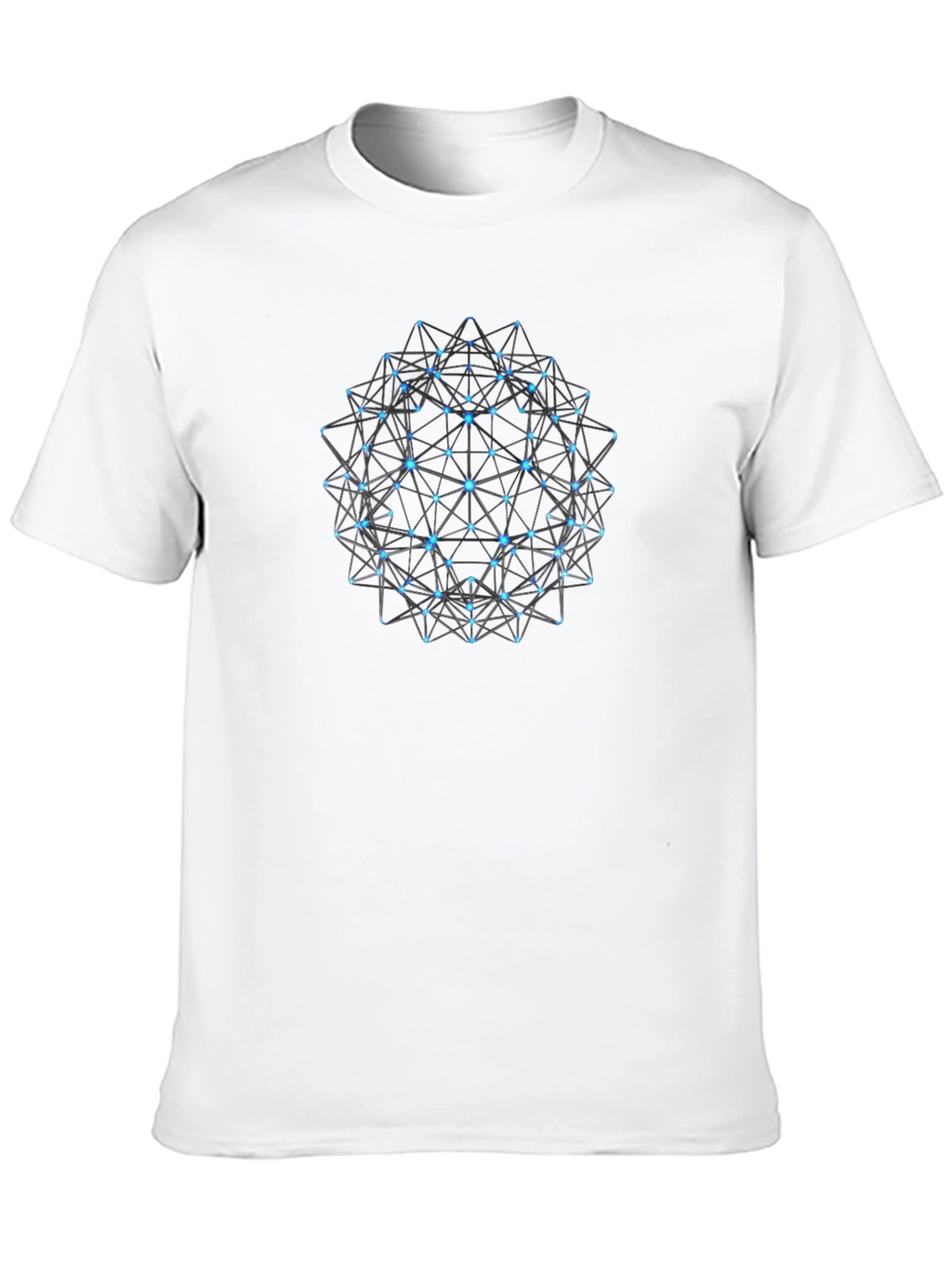 Geometric Sphere Black T-Shirt