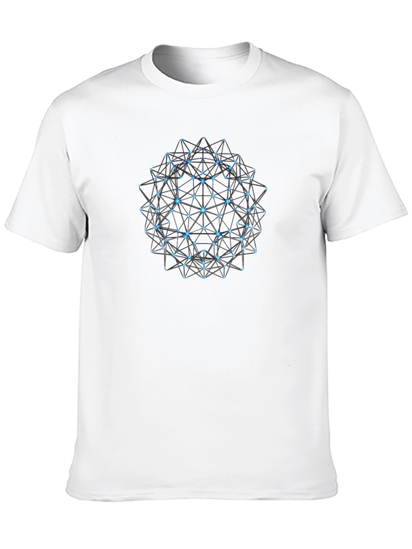 Geometric Sphere Black T-Shirt