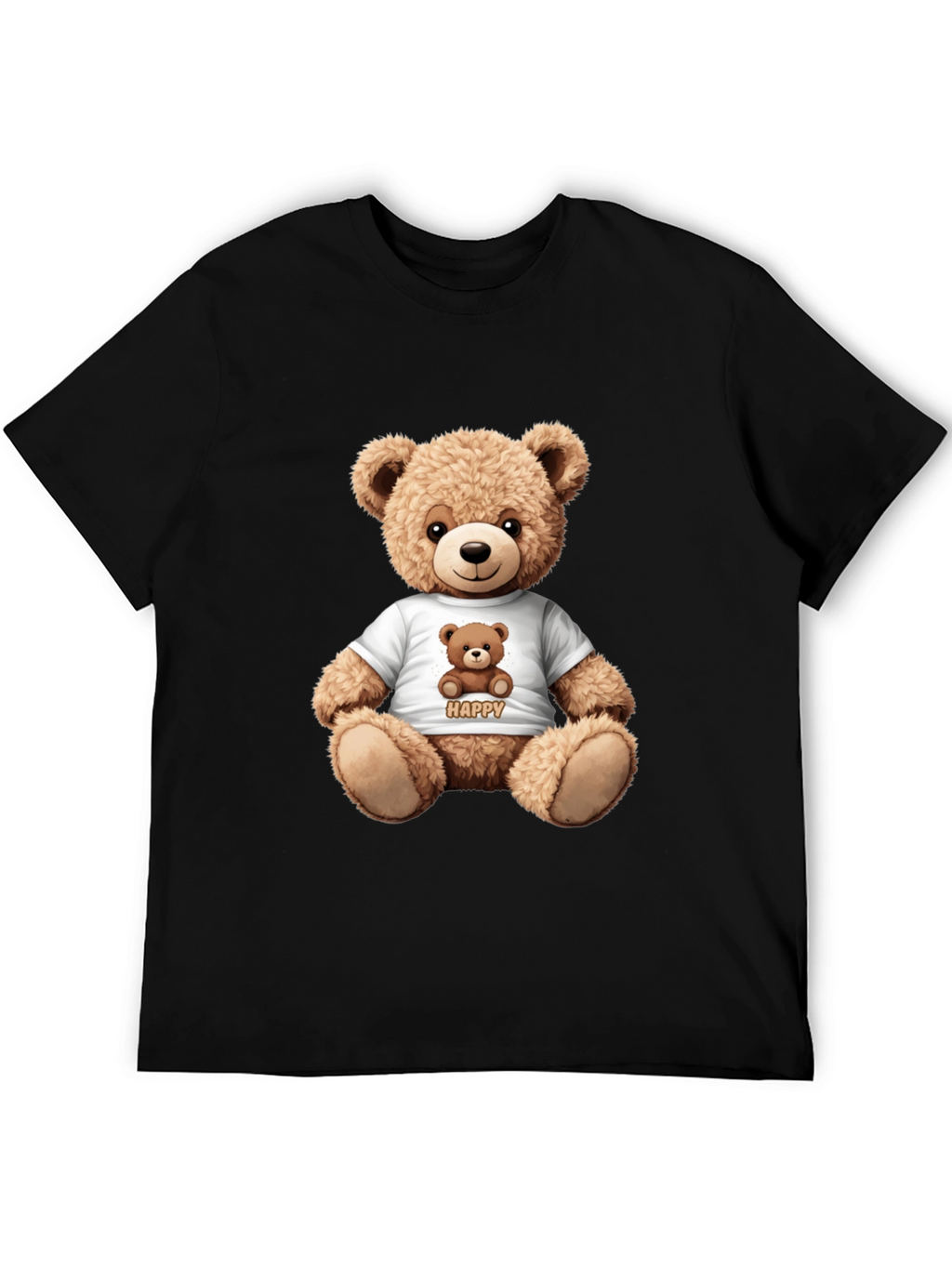Teddy Bear Graphic T-Shirt - Cute & Comfy