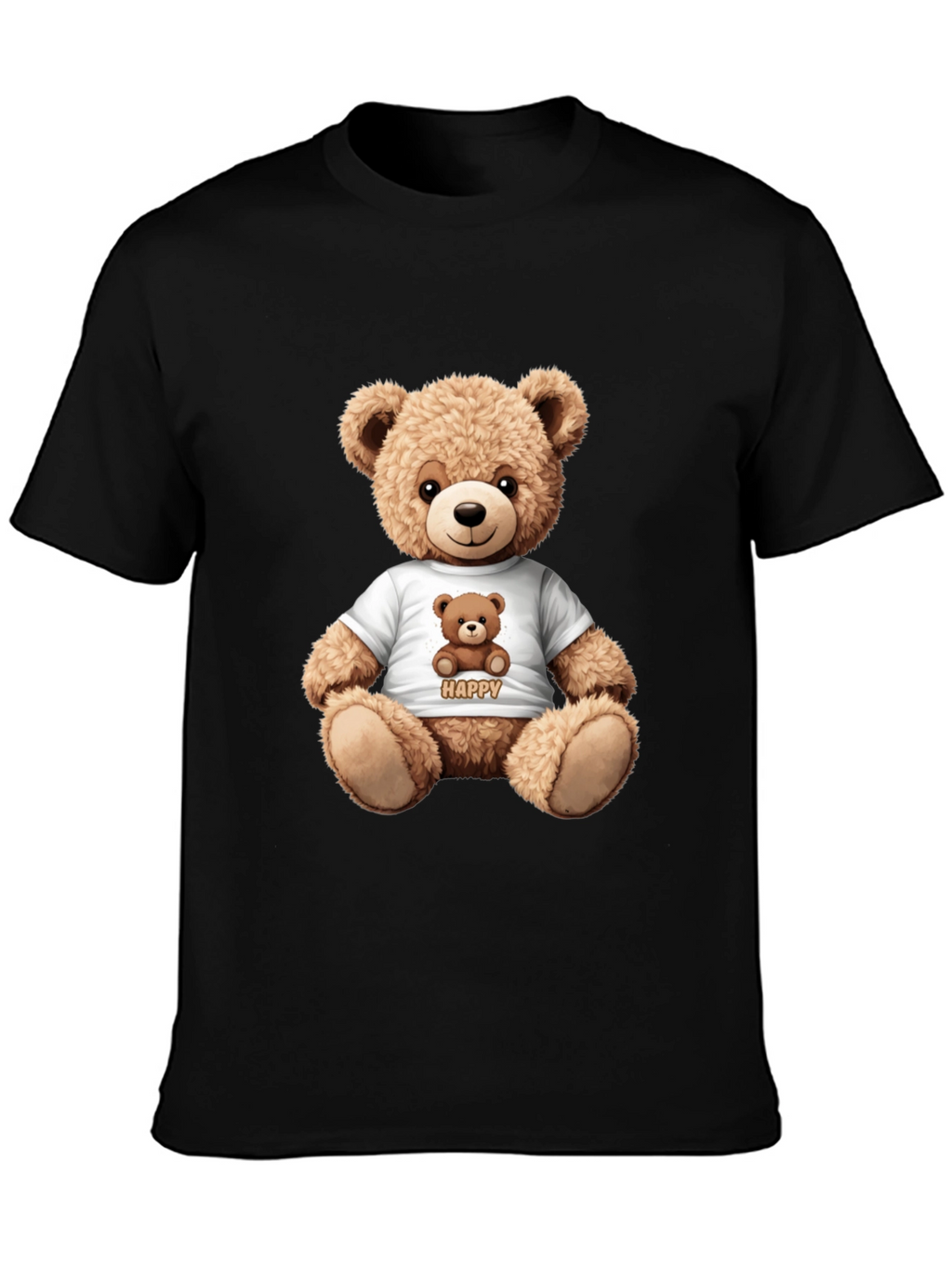 Teddy Bear Graphic T-Shirt - Cute & Comfy