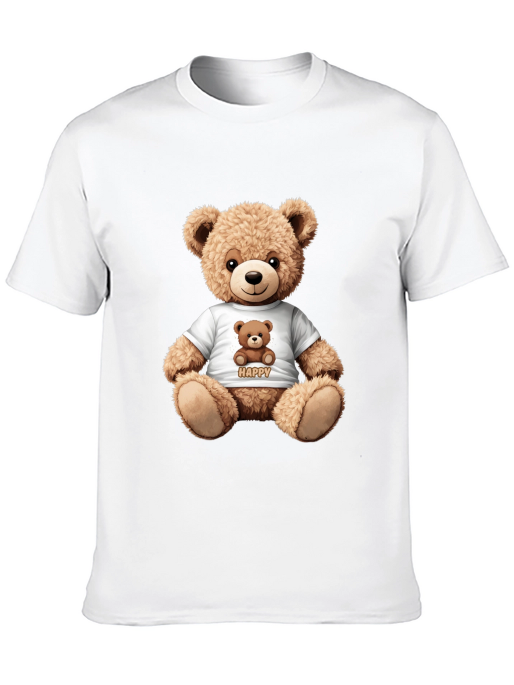 Teddy Bear Graphic T-Shirt - Cute & Comfy
