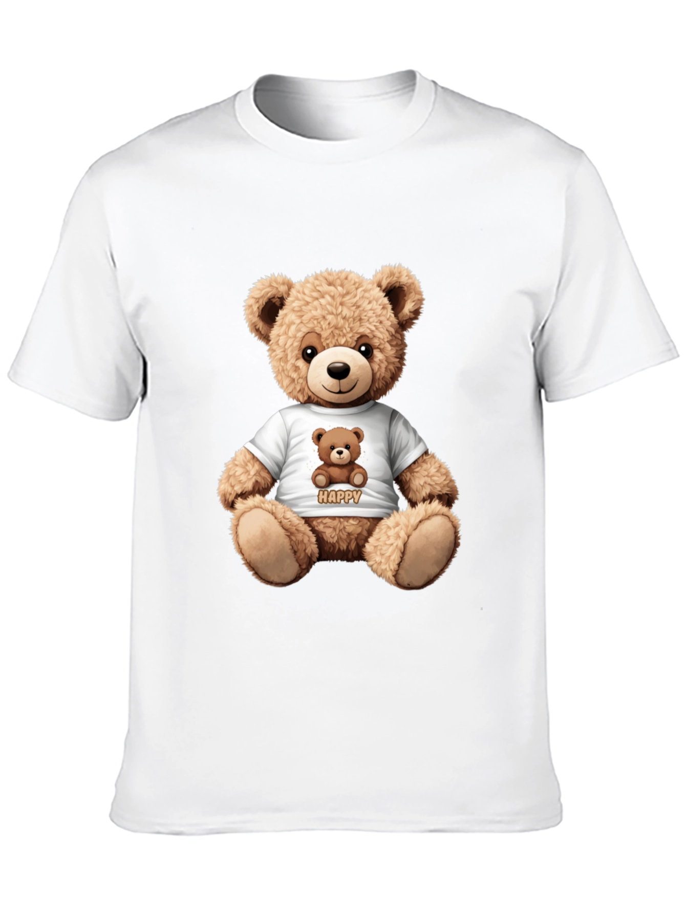 Teddy Bear Graphic T-Shirt - Cute & Comfy