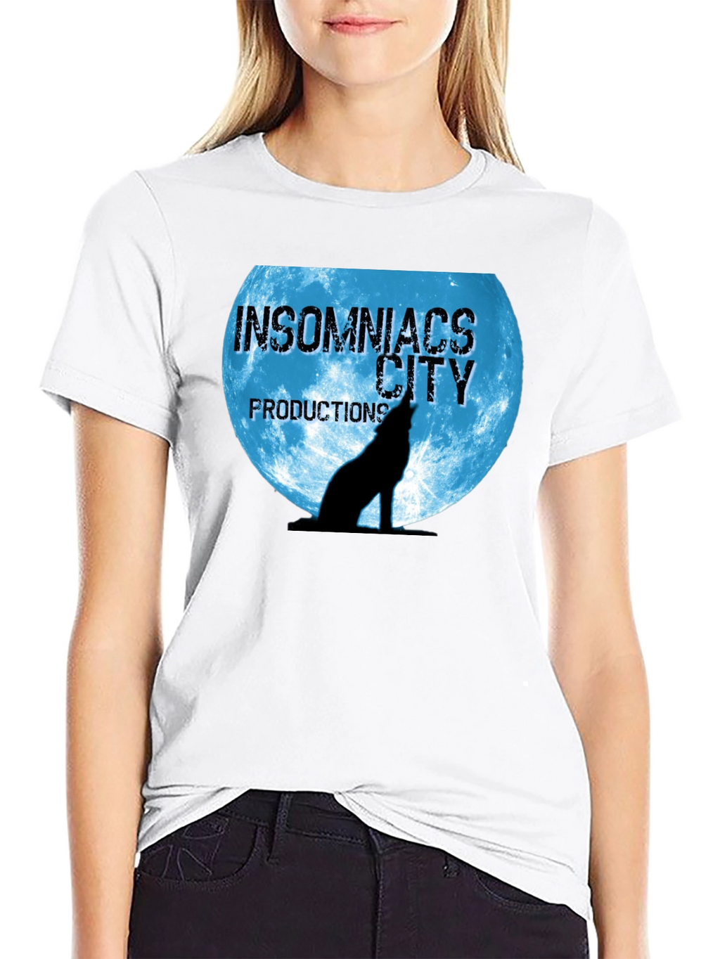 Insomniacs City Productions Wolf Moon T-Shirt