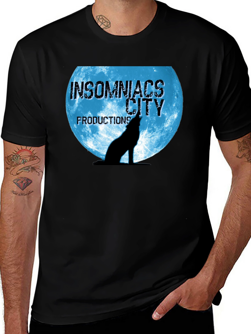 Insomniacs City Productions Wolf Moon T-Shirt