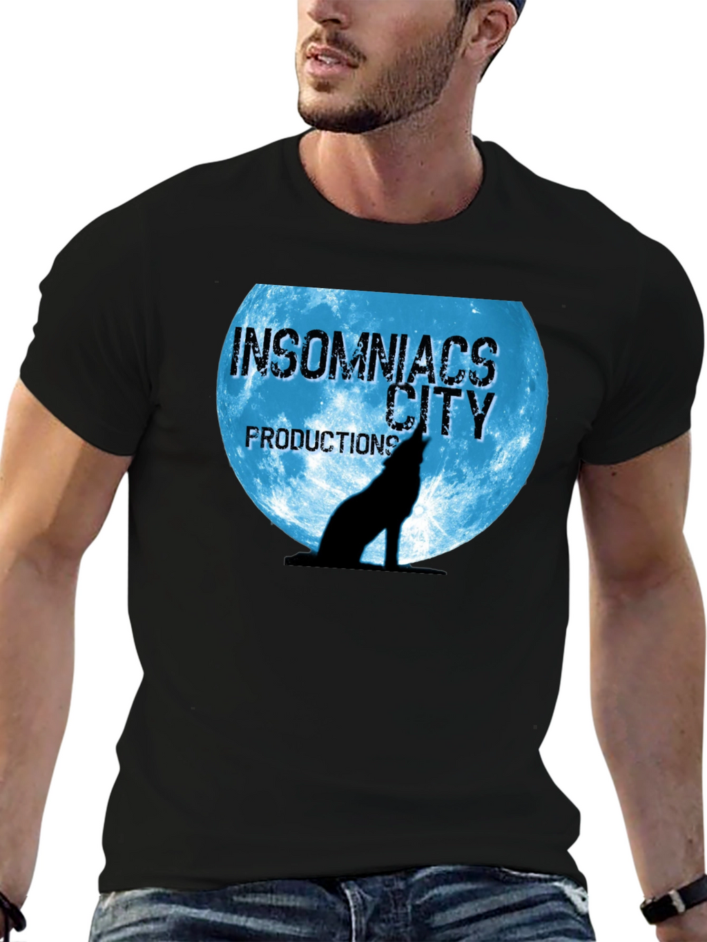 Insomniacs City Productions Wolf Moon T-Shirt