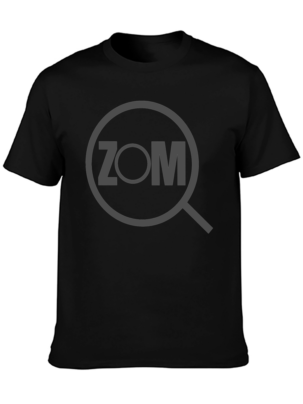 ZOM Magnifying Glass Graphic Tee - Black