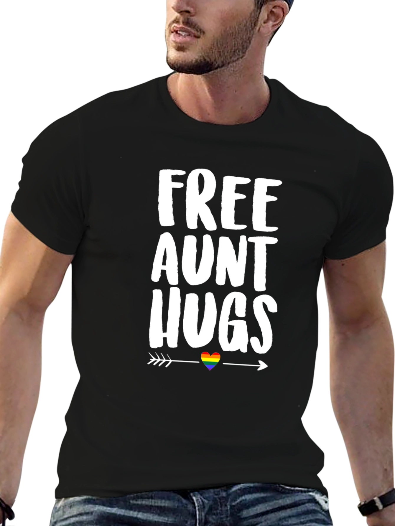 Free Aunt Hugs LGBT Pride T-Shirt