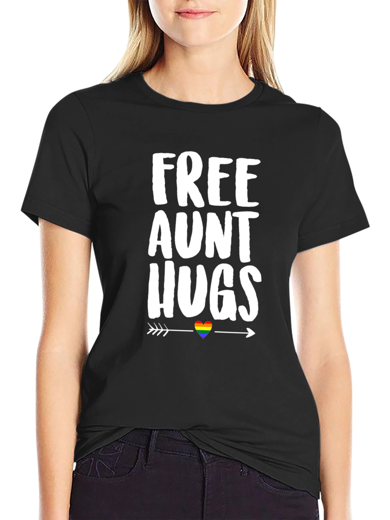 Free Aunt Hugs LGBT Pride T-Shirt