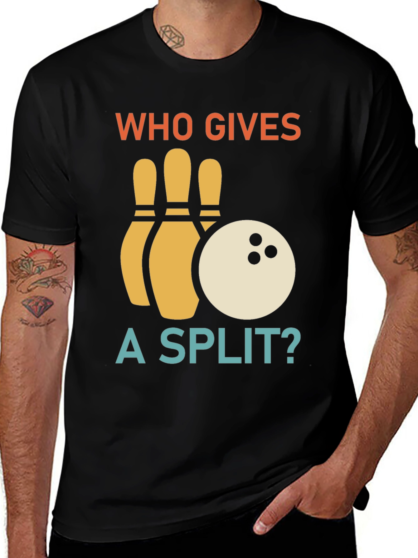 Bowling Split Graphic Tee - Who Gives a Split?