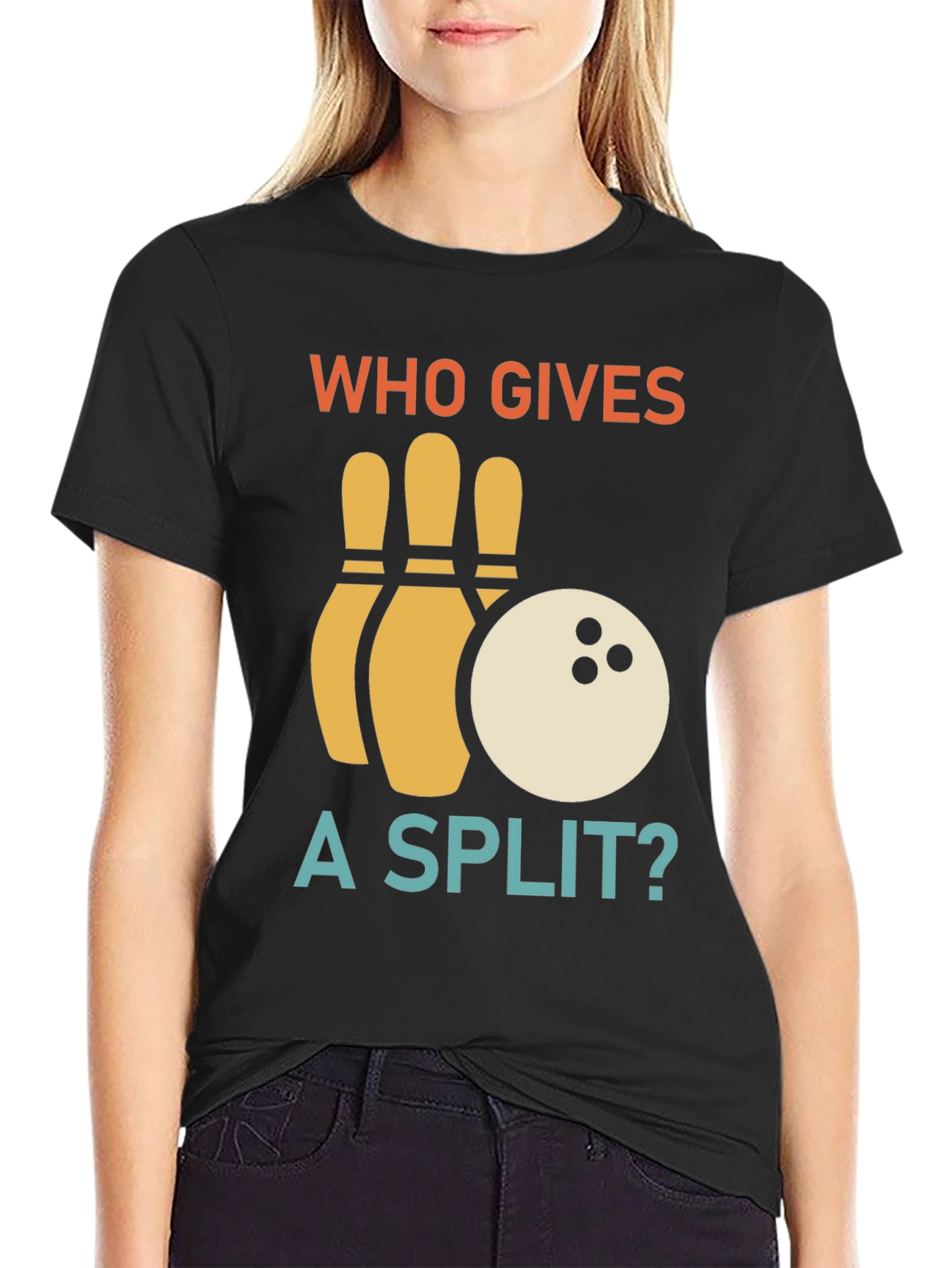 Bowling Split Graphic Tee - Who Gives a Split?
