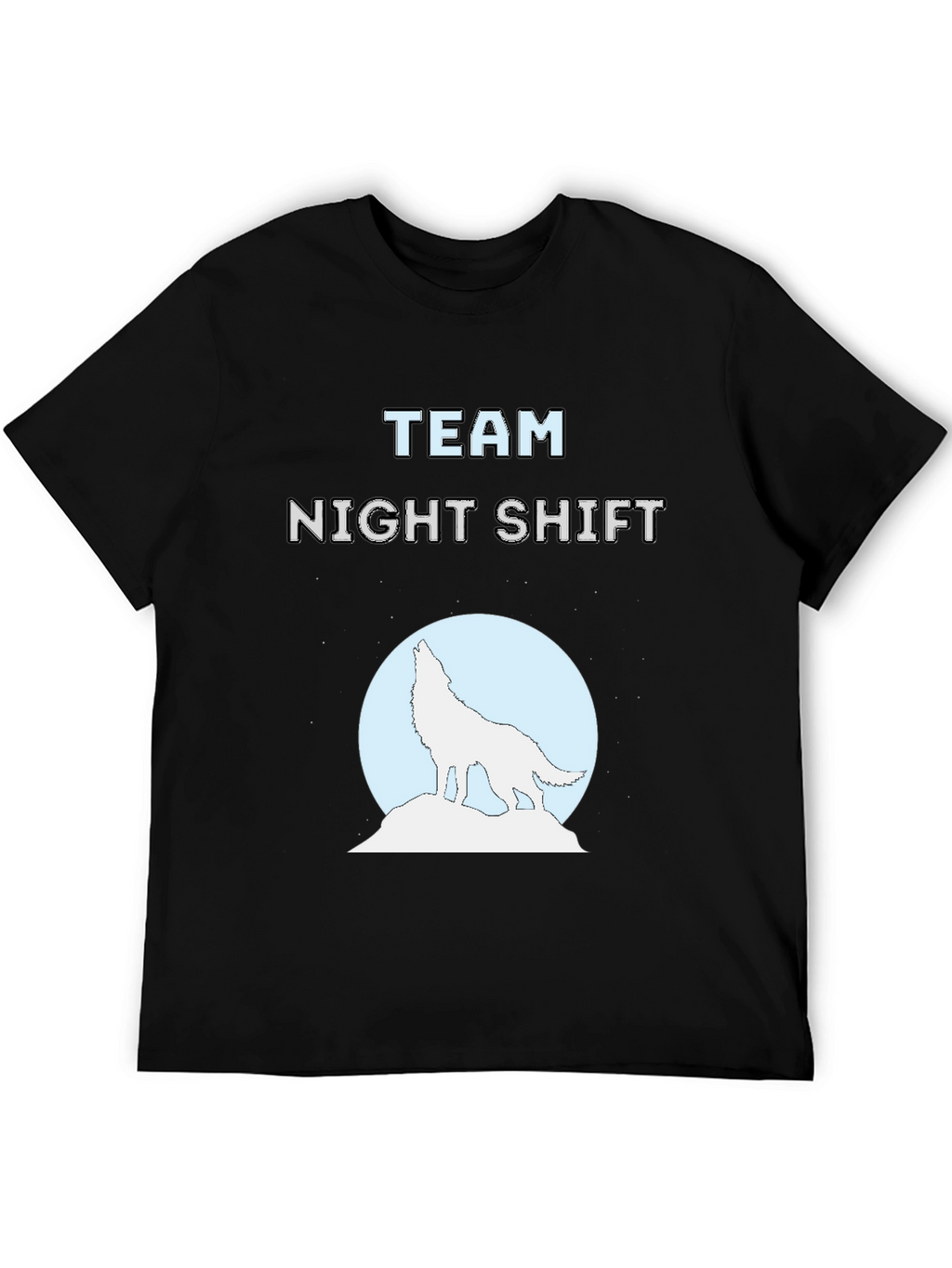 Team Night Shift Wolf Graphic Tee